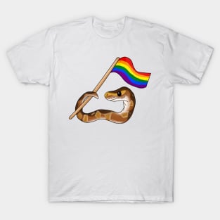 Ball Python Pride! [Normal Morph, Gay] T-Shirt